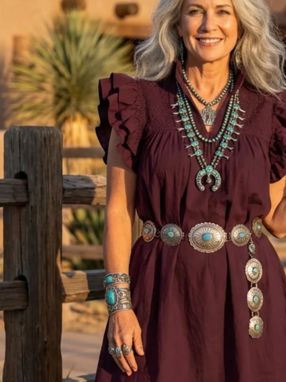 Texas Aggie Deep Plum Game Day Ruffle Spirit Dress